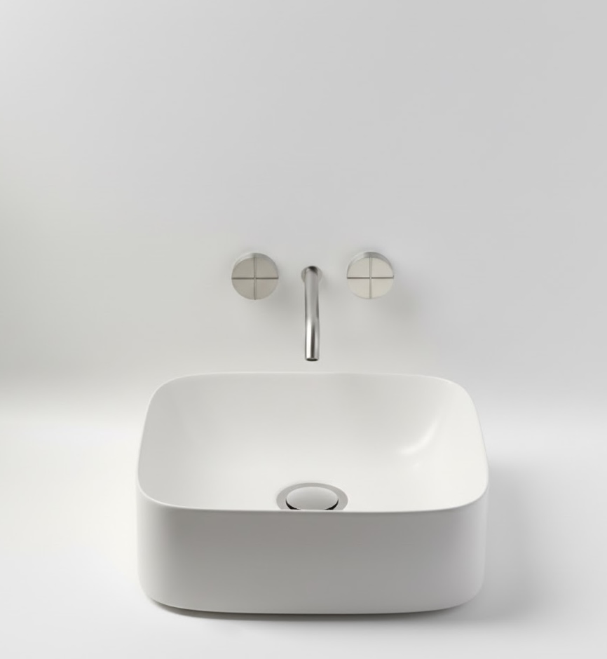 valdama ხელსაბანი Acquerello 43X38h15 WHITE GLOSS