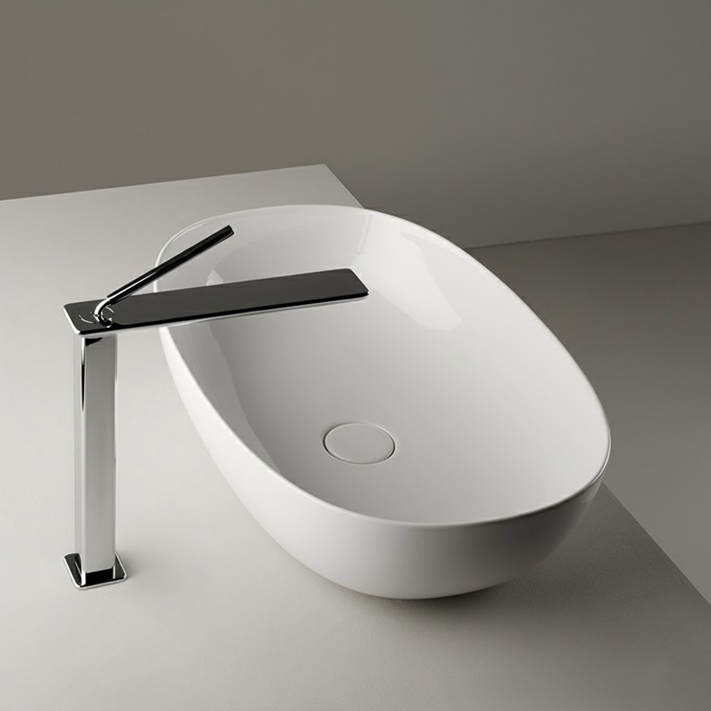 valdama ხელსაბანი Pod 60x38h15 WHITE MATT