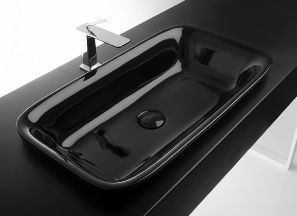 valdama ხელსაბანი SOUL 70X38H4 BLACK GLOSS