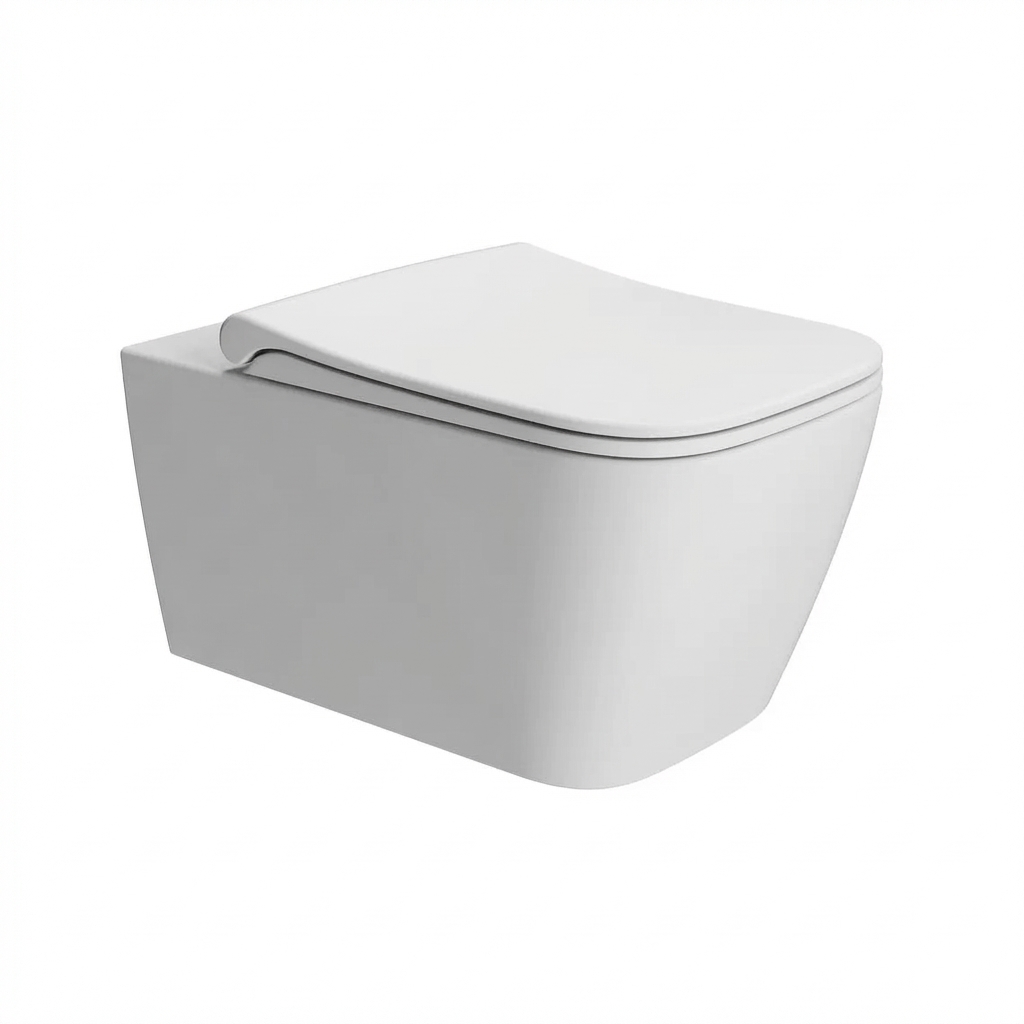 GSI Nubes დასაკიდი უნიტაზი თეთრი მატი 55x35/F Swirlflush Bianco Opaco