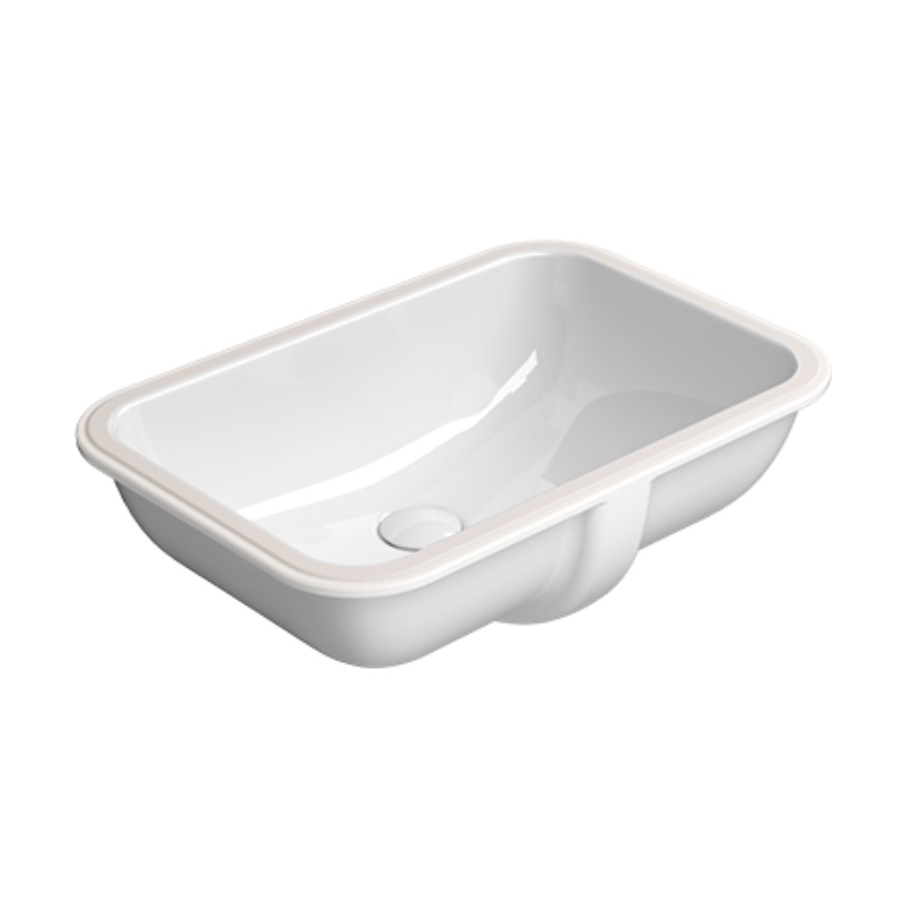 GSI Pura აბაზანის ხელსაბანი 7243 55x38 Glossy White