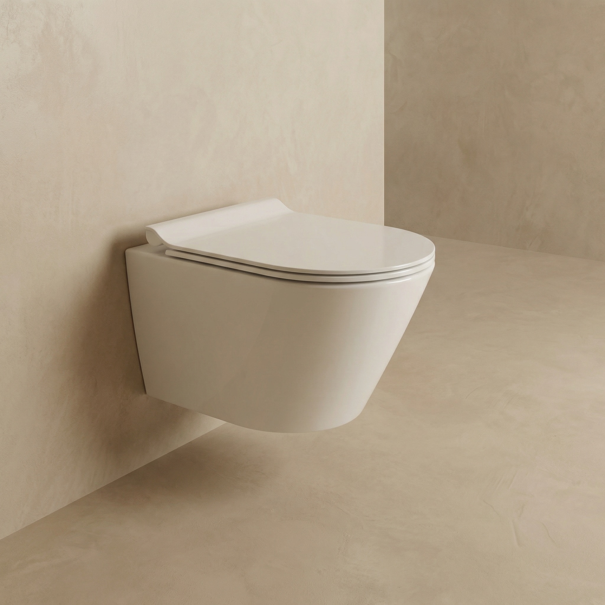 GSI Kube X დასაკიდი უნიტაზი 9412 50x36/G Geniusflush - თეთრი პრიალა