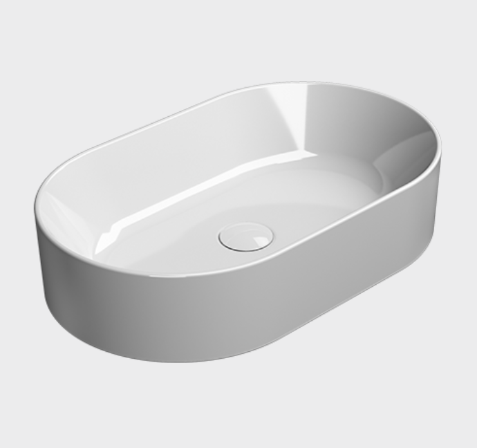 GSI Kube X აბაზანის ხელსაბანი 9458 60x37 Glossy White