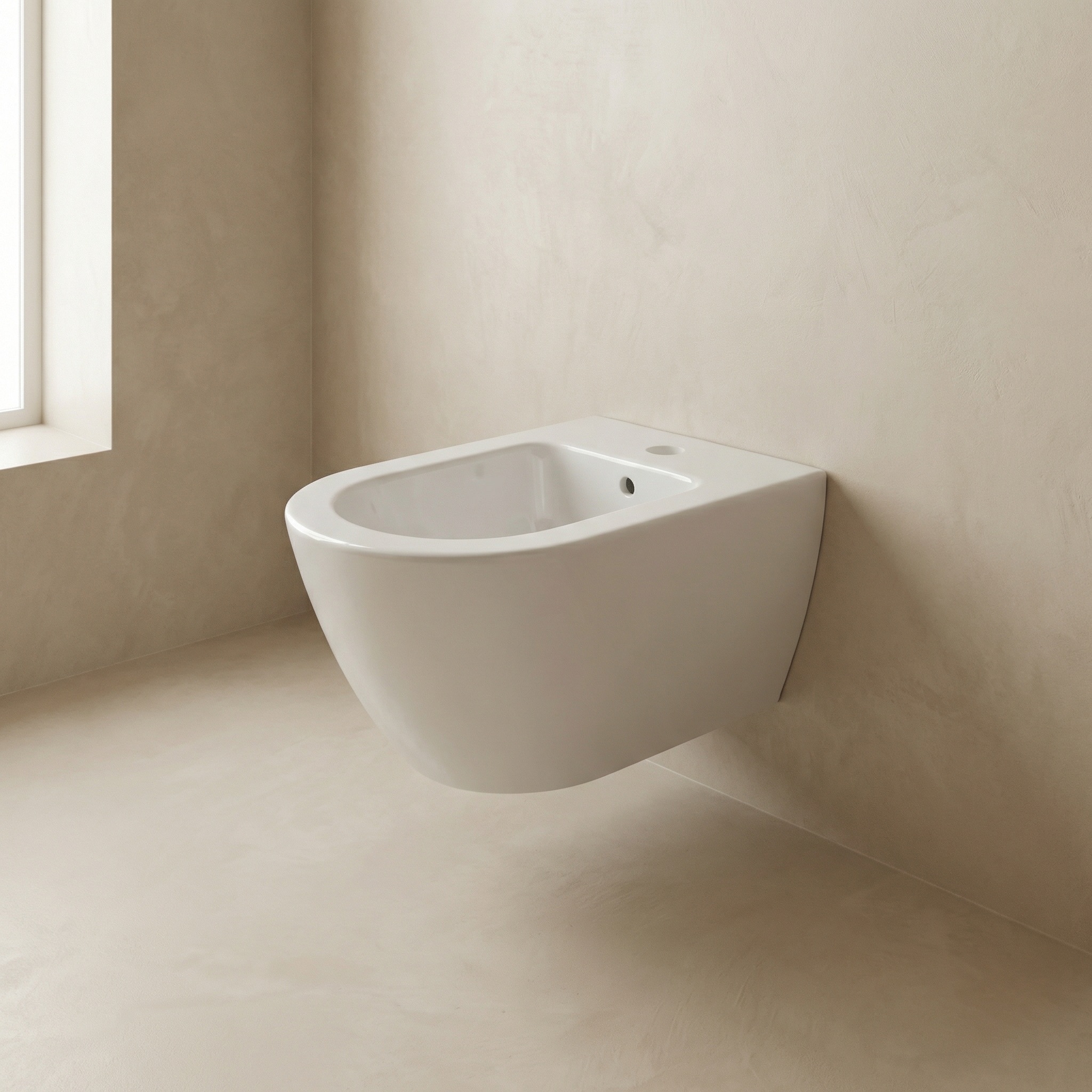 GSI Pura Bidet დასაკიდი ბიდე 8864 50x36 - თეთრი მატი