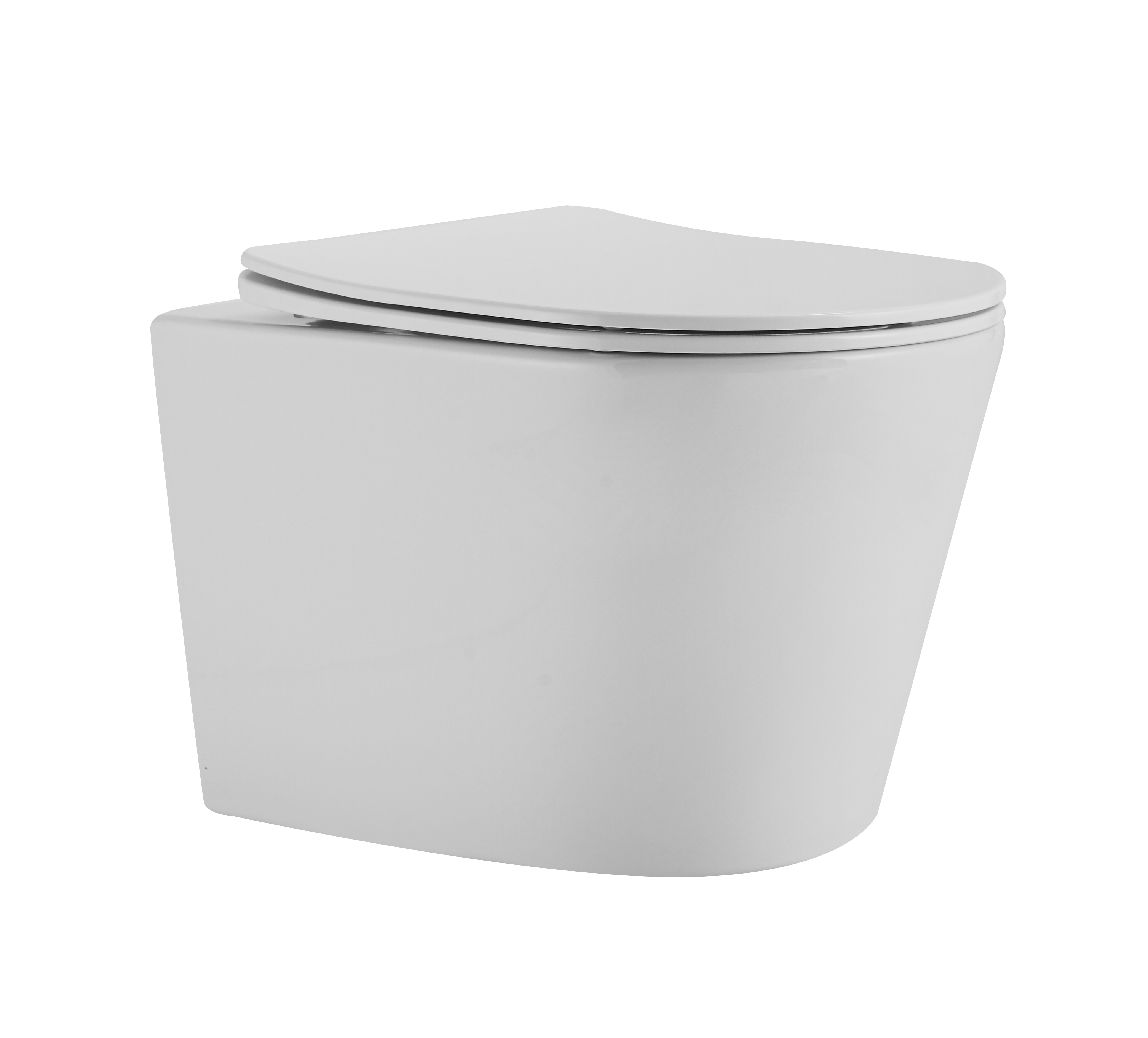 DeRicci დასაკიდი უნიტაზი DRC-WH2104-MW - თეთრი მატი 490x360x360mm