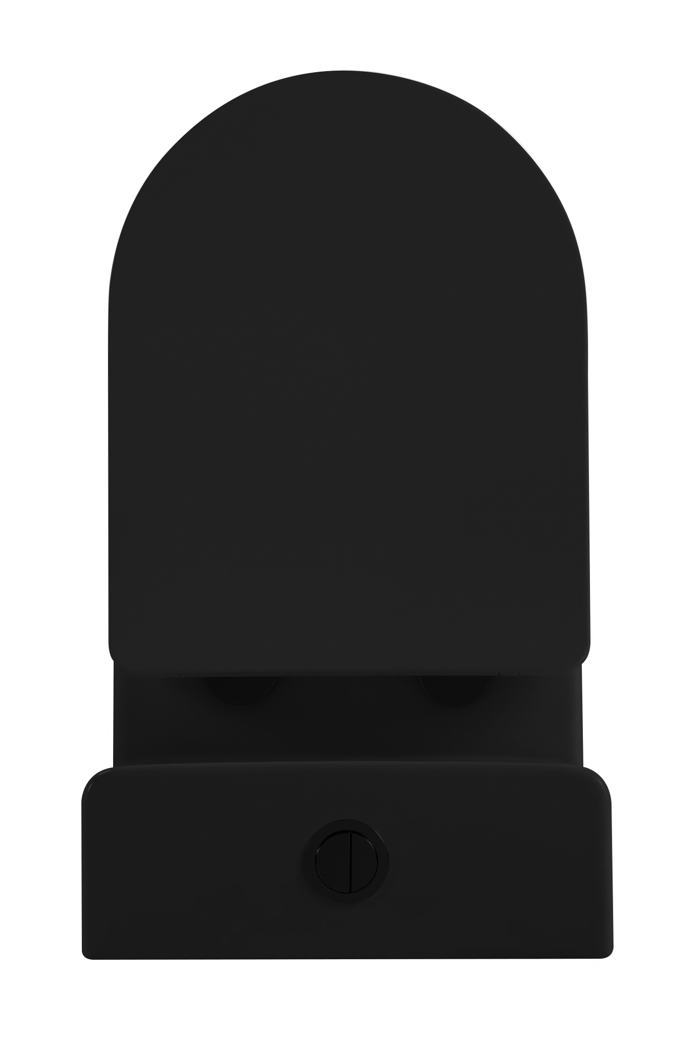 DeRicci დასადგამი უნიტაზი DRC-T2005A-MB - შავი მატი 660x365x850mm