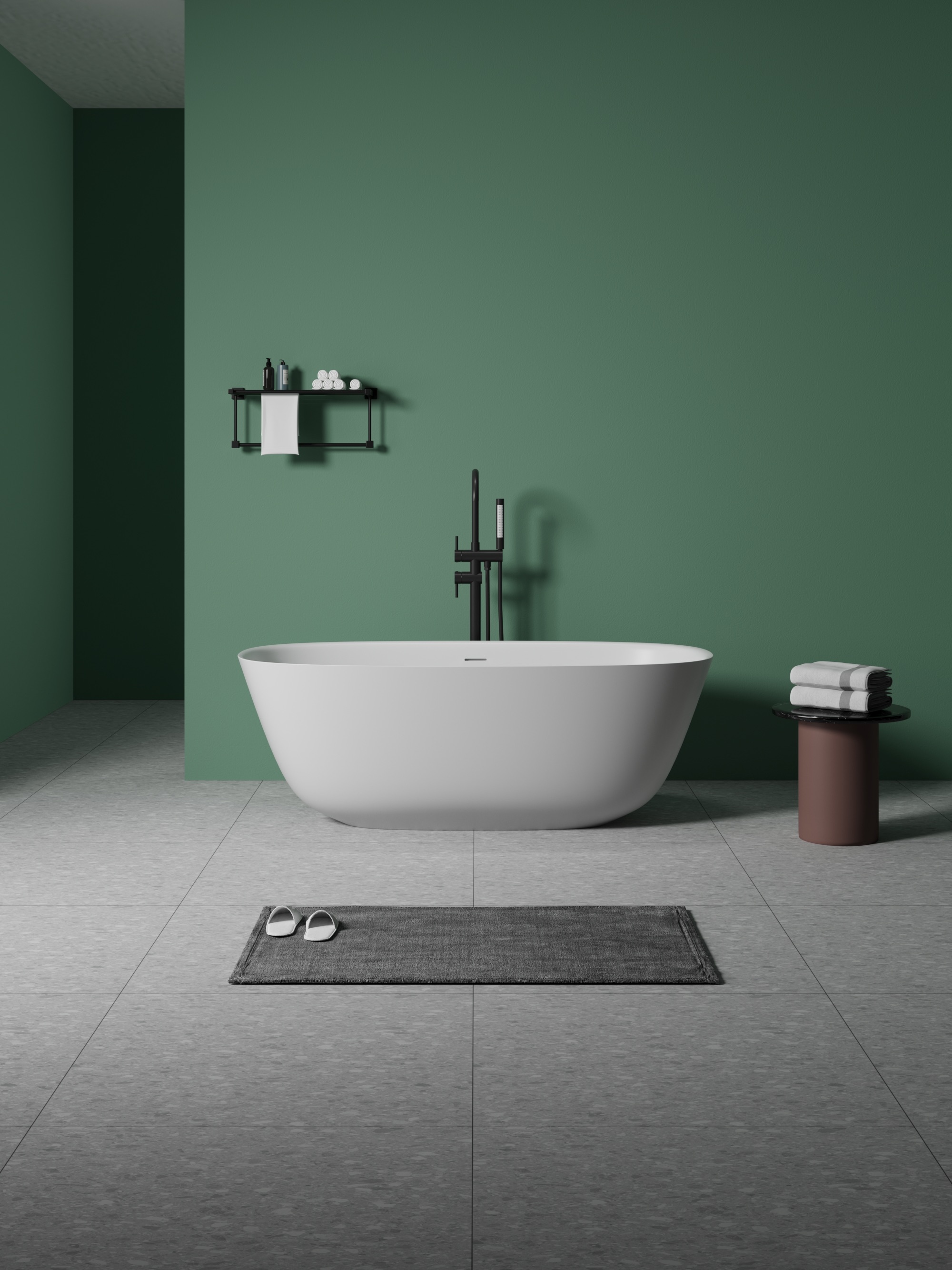 ბუნებრივი ქვის აბაზანა 1500x750x560mm DeRicci Sorrento