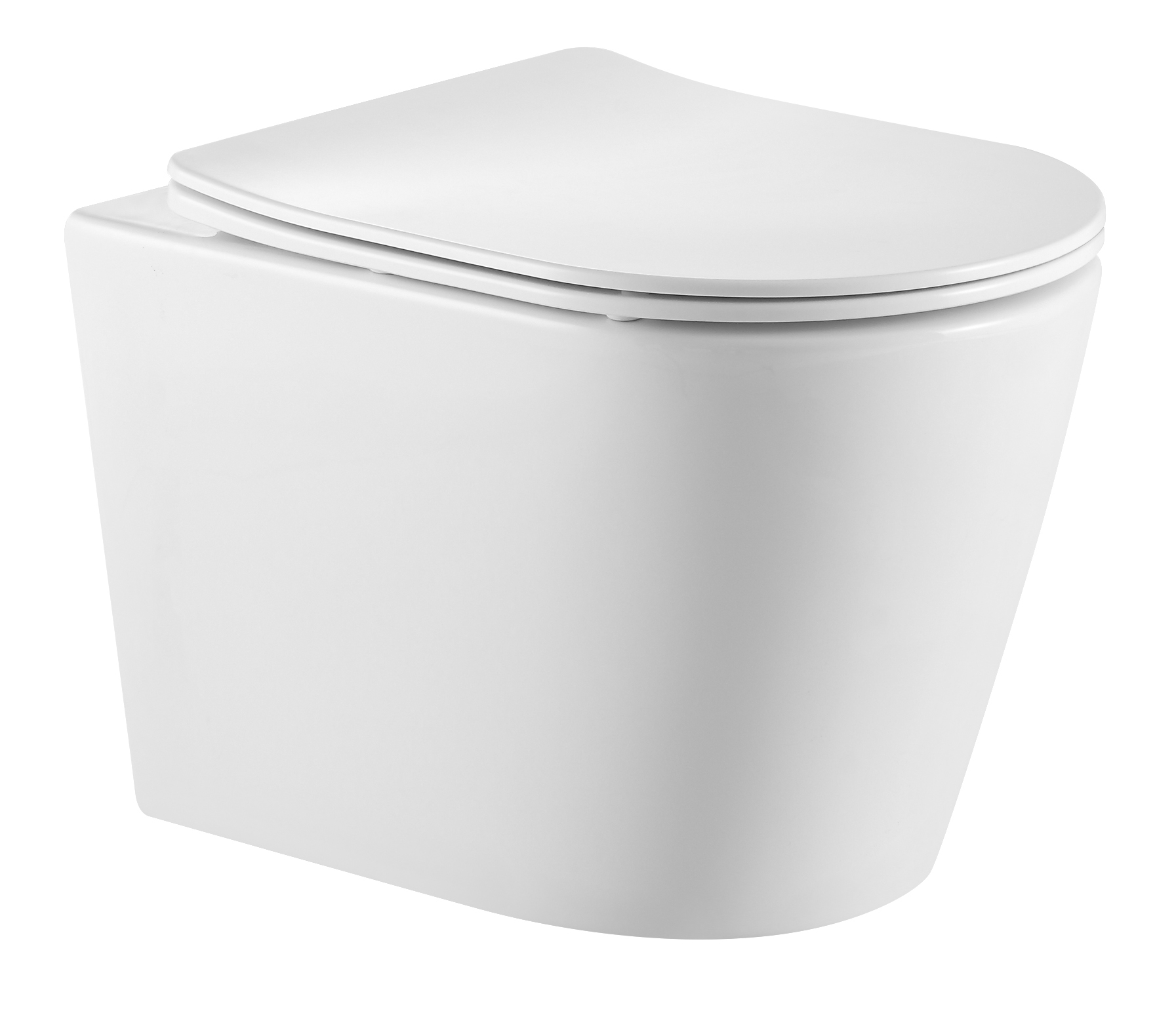 DeRicci დასაკიდი უნიტაზი DRC-WH2105 - თეთრი პრიალა 520x365x365mm