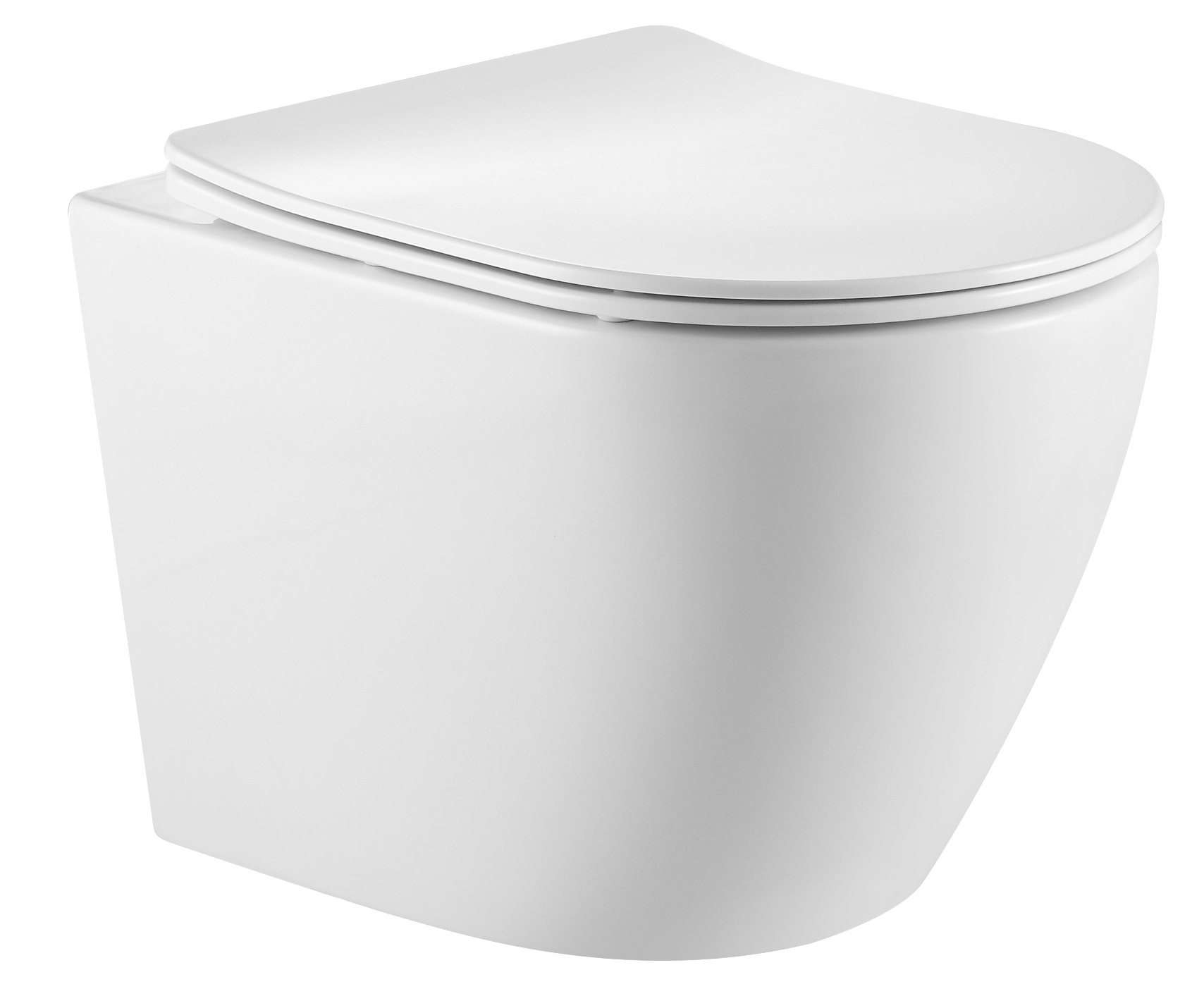 DeRicci დასაკიდი უნიტაზი DRC-WH2107 - თეთრი პრიალა 520x365x365mm